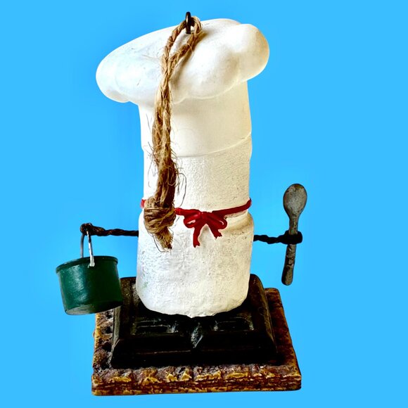 The Original S'MORES Midwest KISS THE COOK Marshmallow Ornament Christmas Smore - Picture 10 of 11